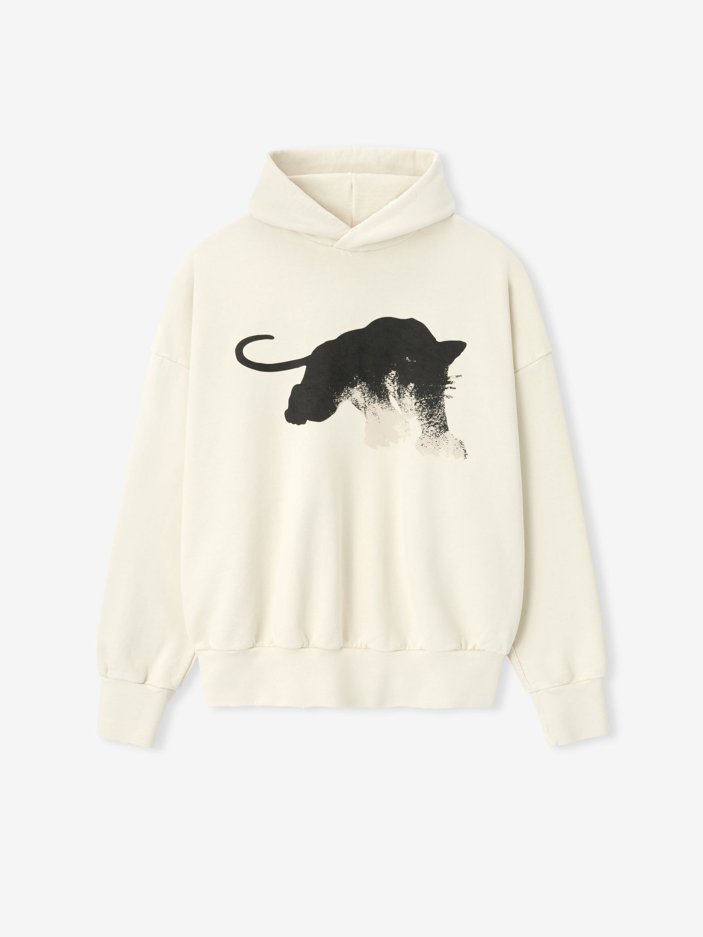 Fear of God 510 Panther Graphic Hoodie – Cream/Black, Men's Cotton Fleece