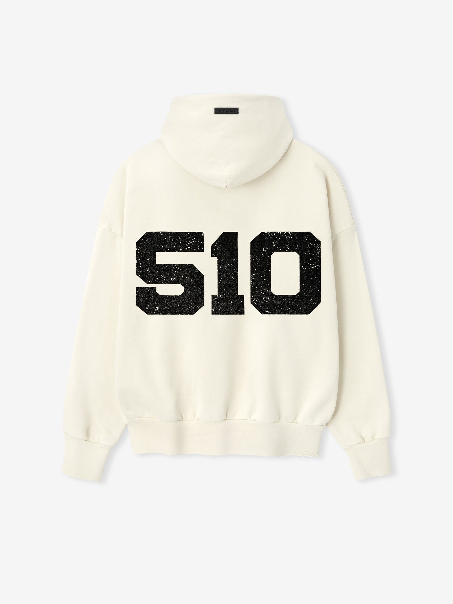 Fear of God 510 Panther Graphic Hoodie – Cream/Black, Men's Cotton Fleece