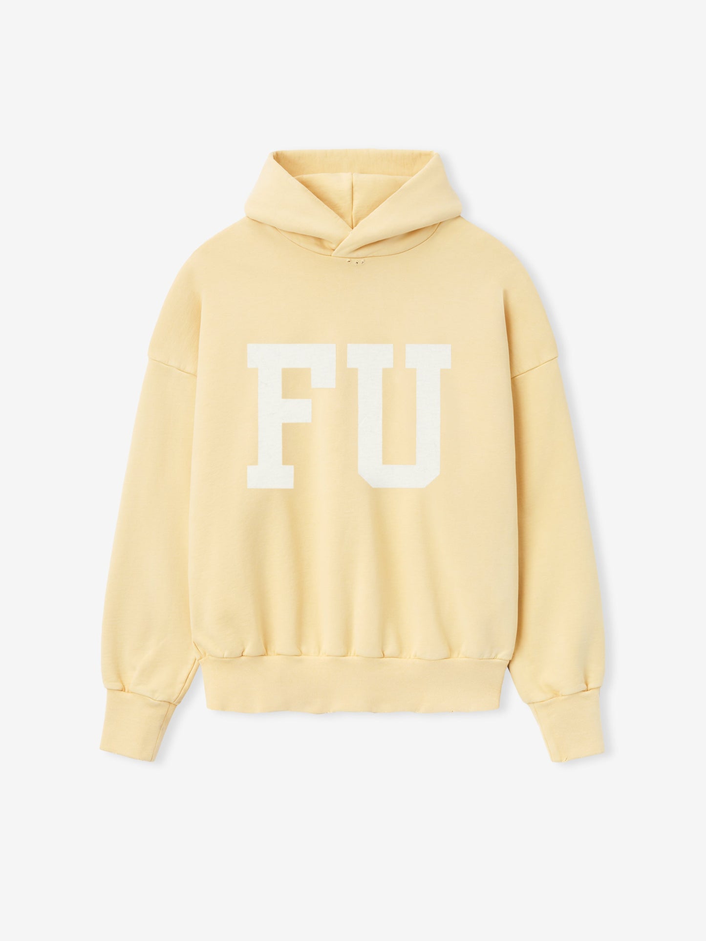 Fear of God Educate Hoodie – Gold Haze, Men's Cotton Fleece Pullover