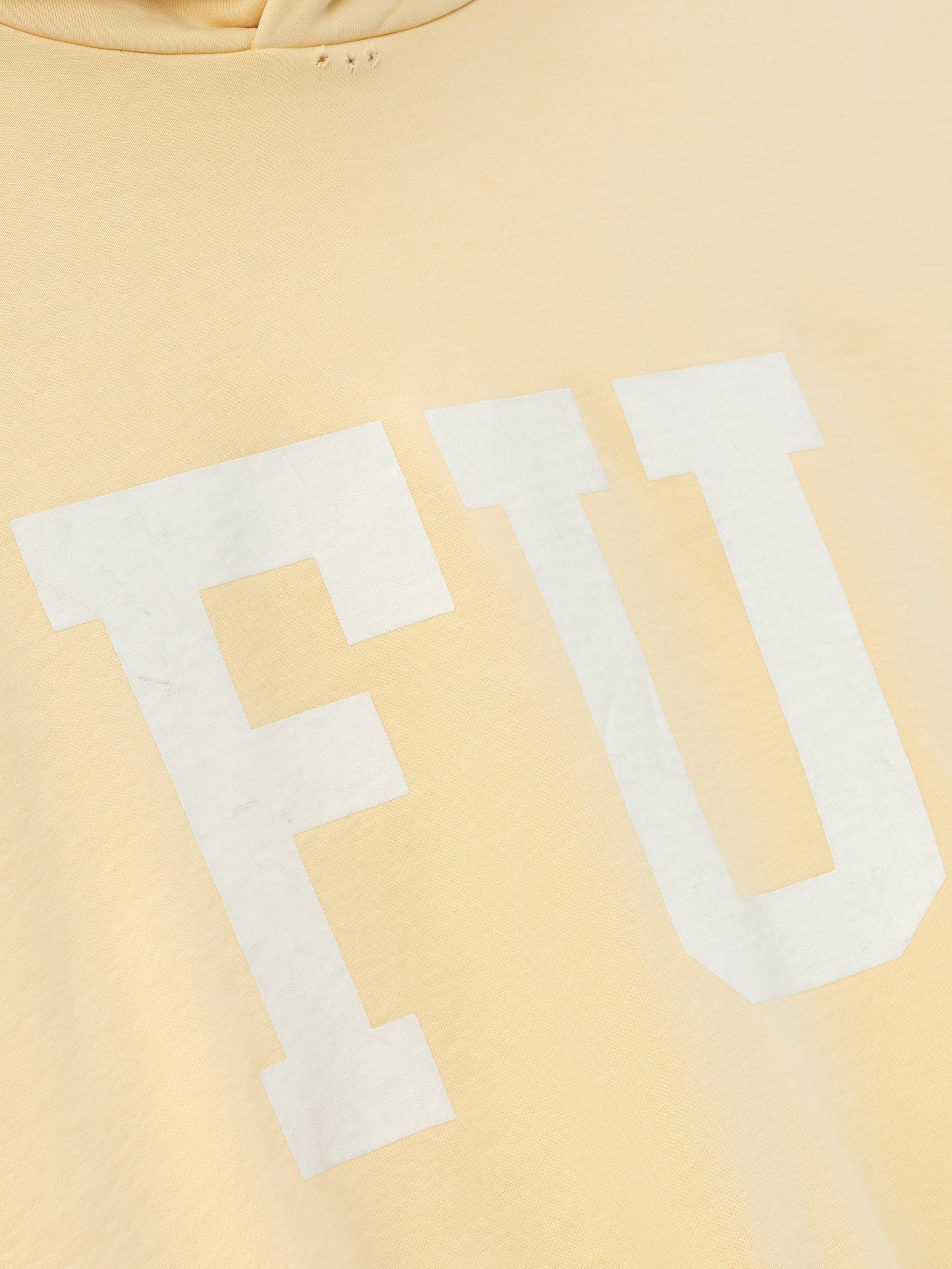 Fear of God Educate Hoodie – Gold Haze, Men's Cotton Fleece Pullover