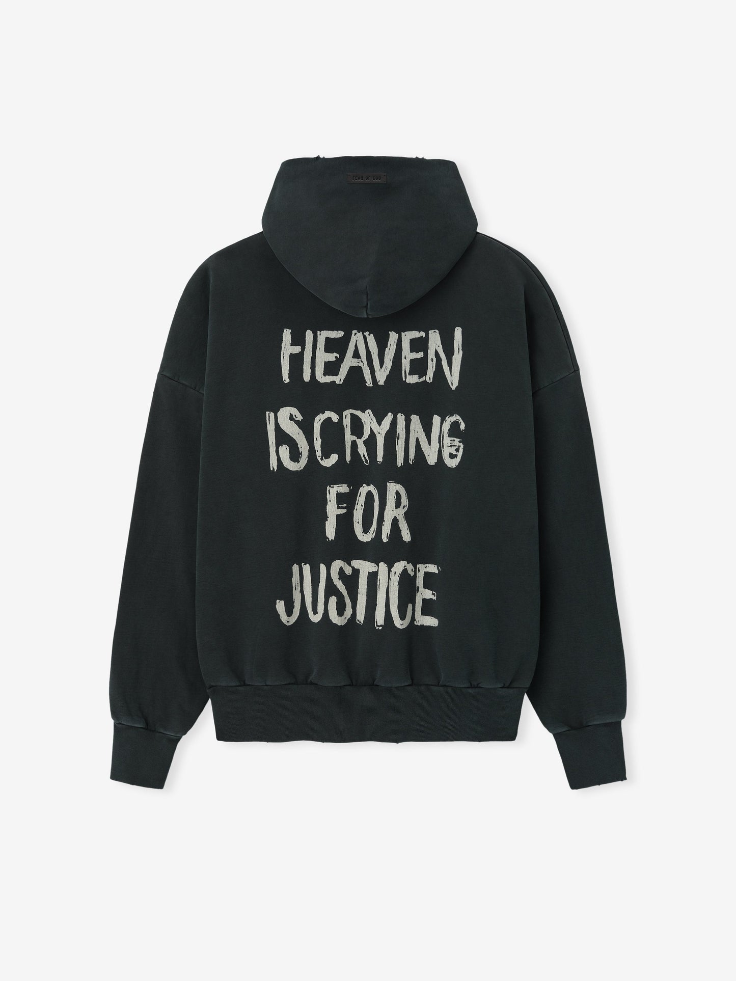 Fear of God Heaven Hoodie – Black, Men's Cotton Fleece Pullover