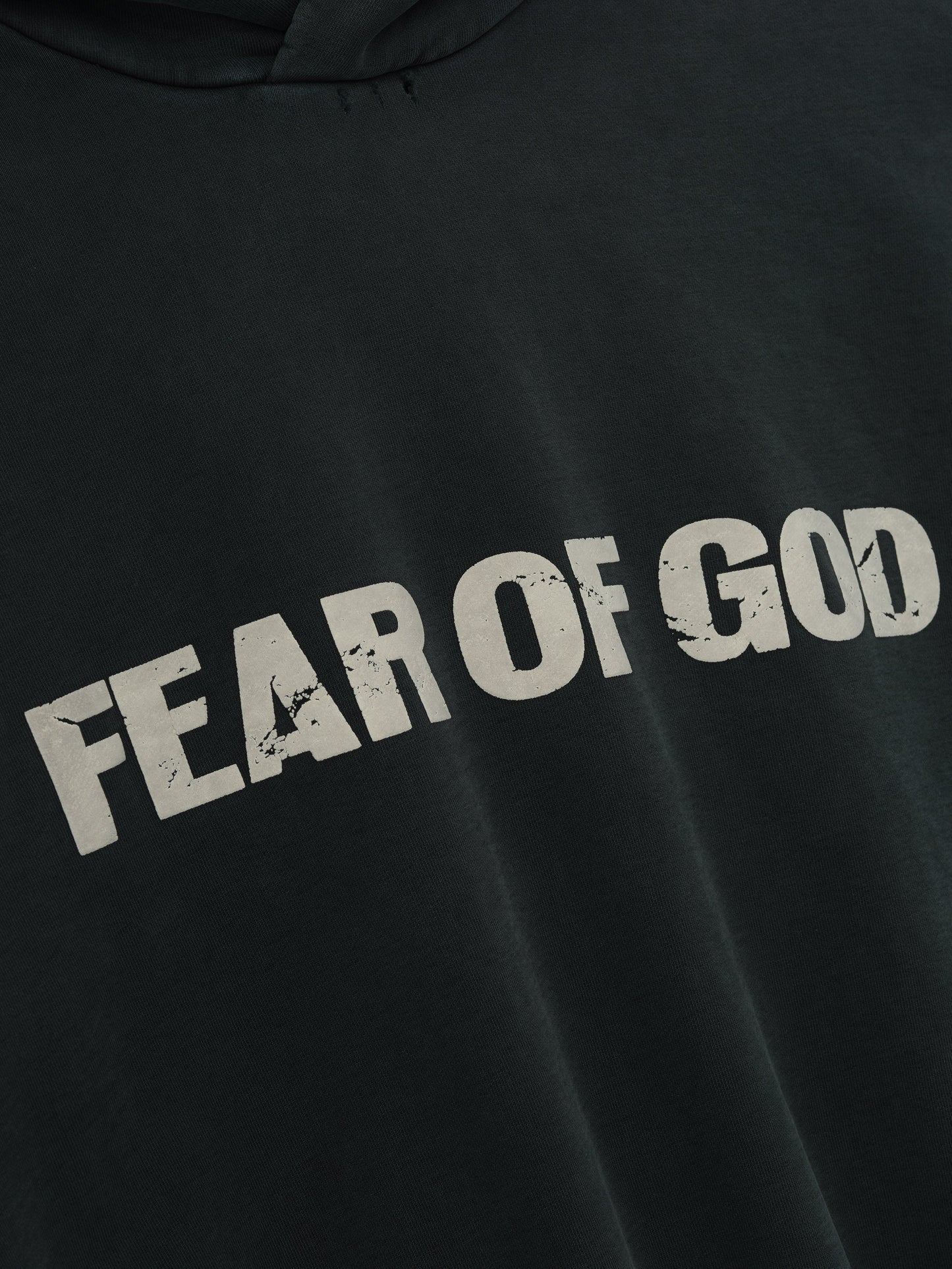 Fear of God Heaven Hoodie – Black, Men's Cotton Fleece Pullover