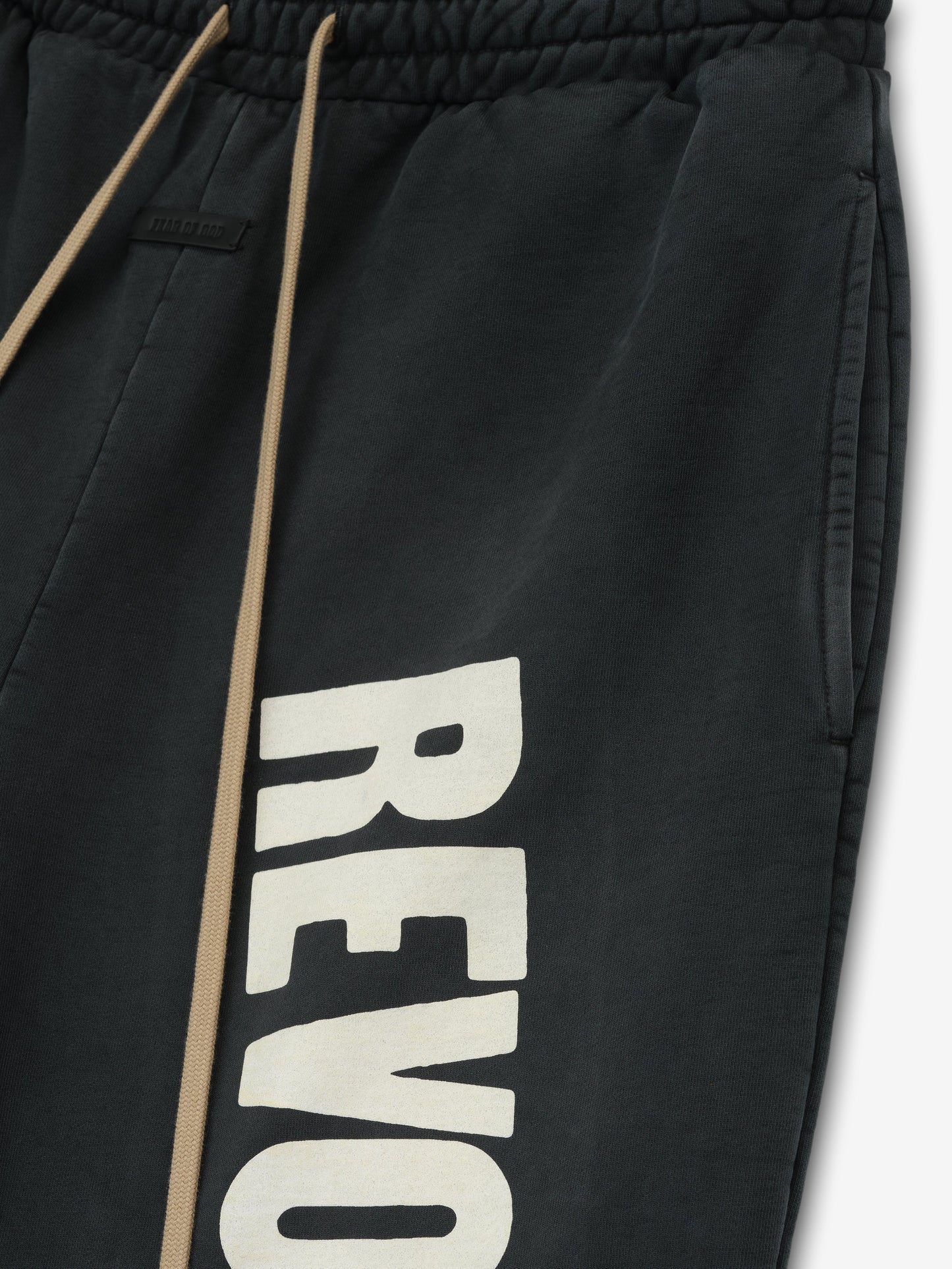 Fear of God Revolution Sweatpant – Black/Cream, Men's Limited Edition