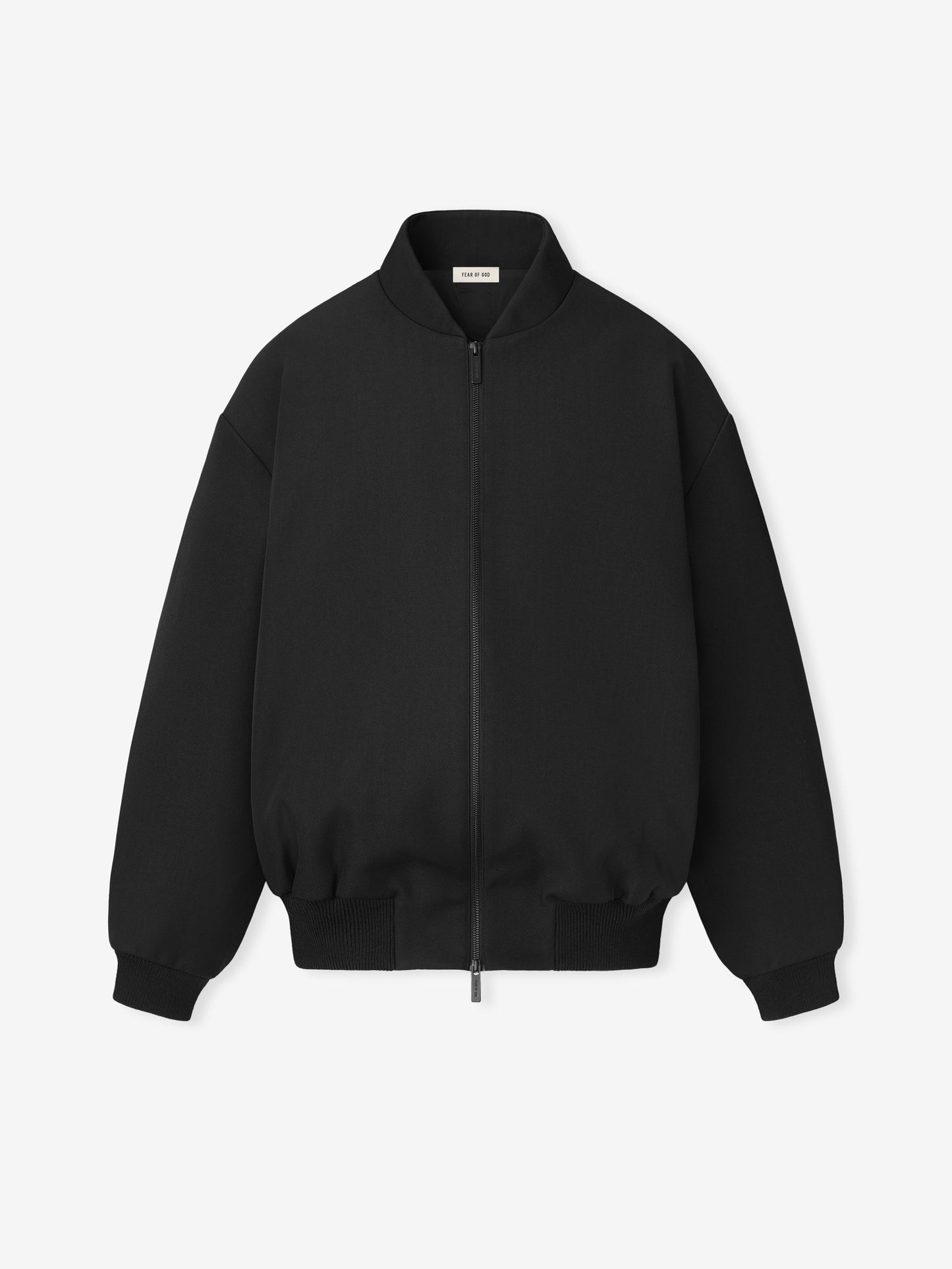 Fear of God Wool-Cotton Bomber Jacket – Black, Men's Insulated