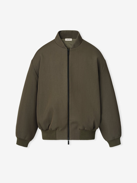 Fear of God Wool-Cotton Bomber Jacket – Willow, Men's Insulated