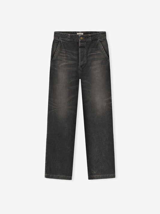 Fear of God Canvas Utility Pant – Washed Black, Men's Straight Leg