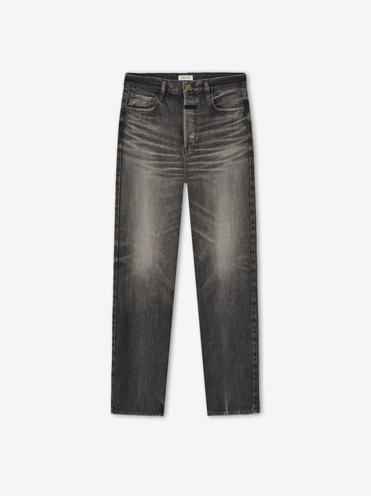 Fear of God Straight 5 Pocket Jean – Worn Black, Men's