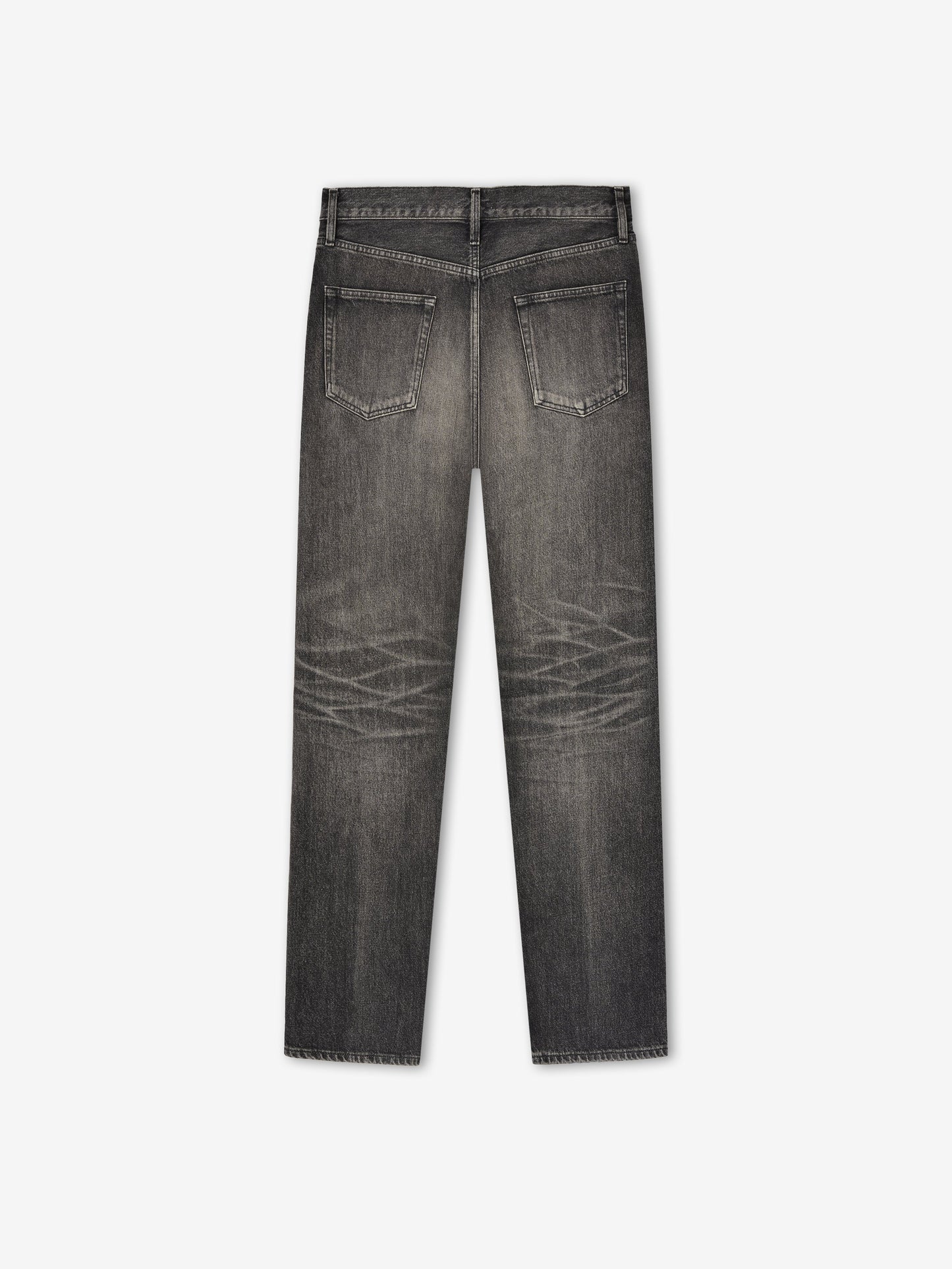 Fear of God Straight 5 Pocket Jean – Worn Black, Men's