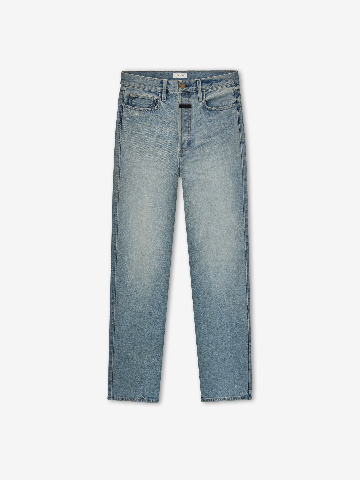 Fear of God Straight 5 Pocket Jean – Light Indigo, Men's