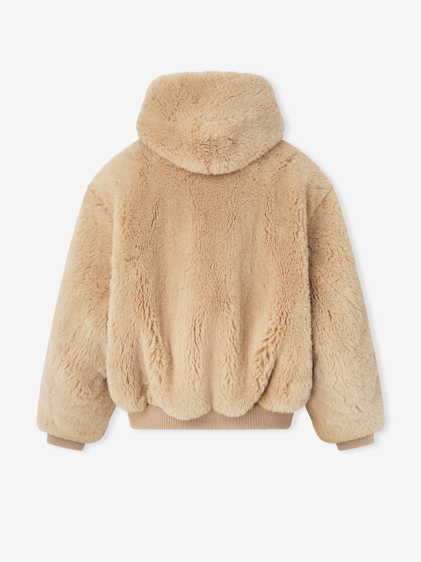 Fear of God Alpaca Hooded Bomber Jacket – Camel, Men's