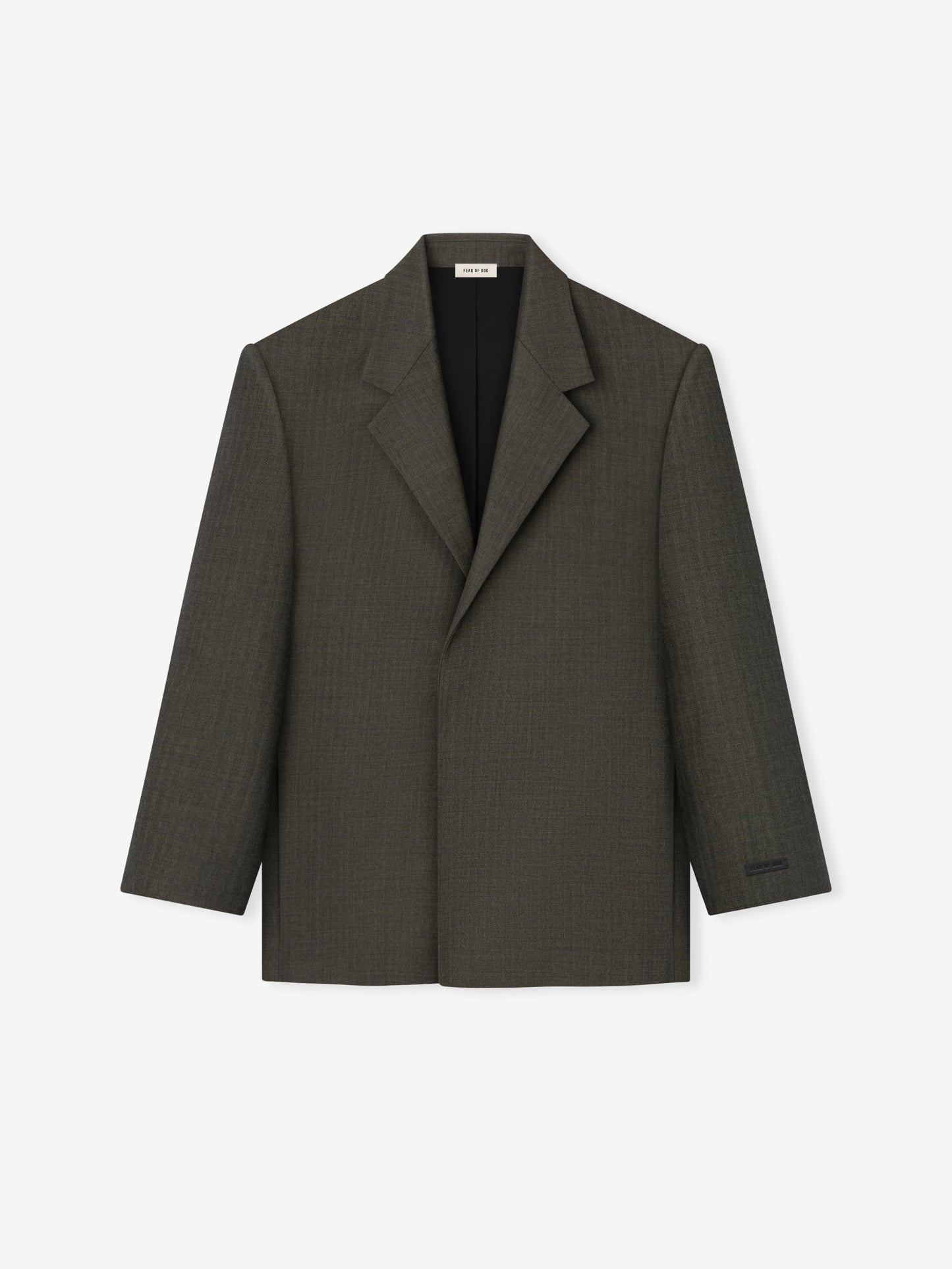 Fear of God Chevron Wool Single-Breasted Blazer – Iron Chevron, Men's