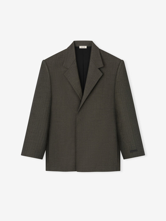 Fear of God Chevron Wool Single-Breasted Blazer – Iron Chevron, Men's