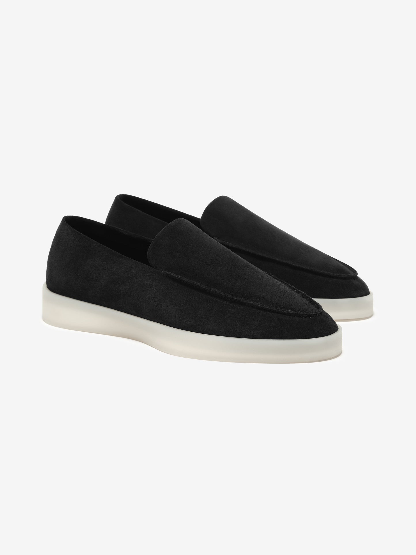 Fear of God Casual Suede Loafer – Black, Men's Slip-On Shoe