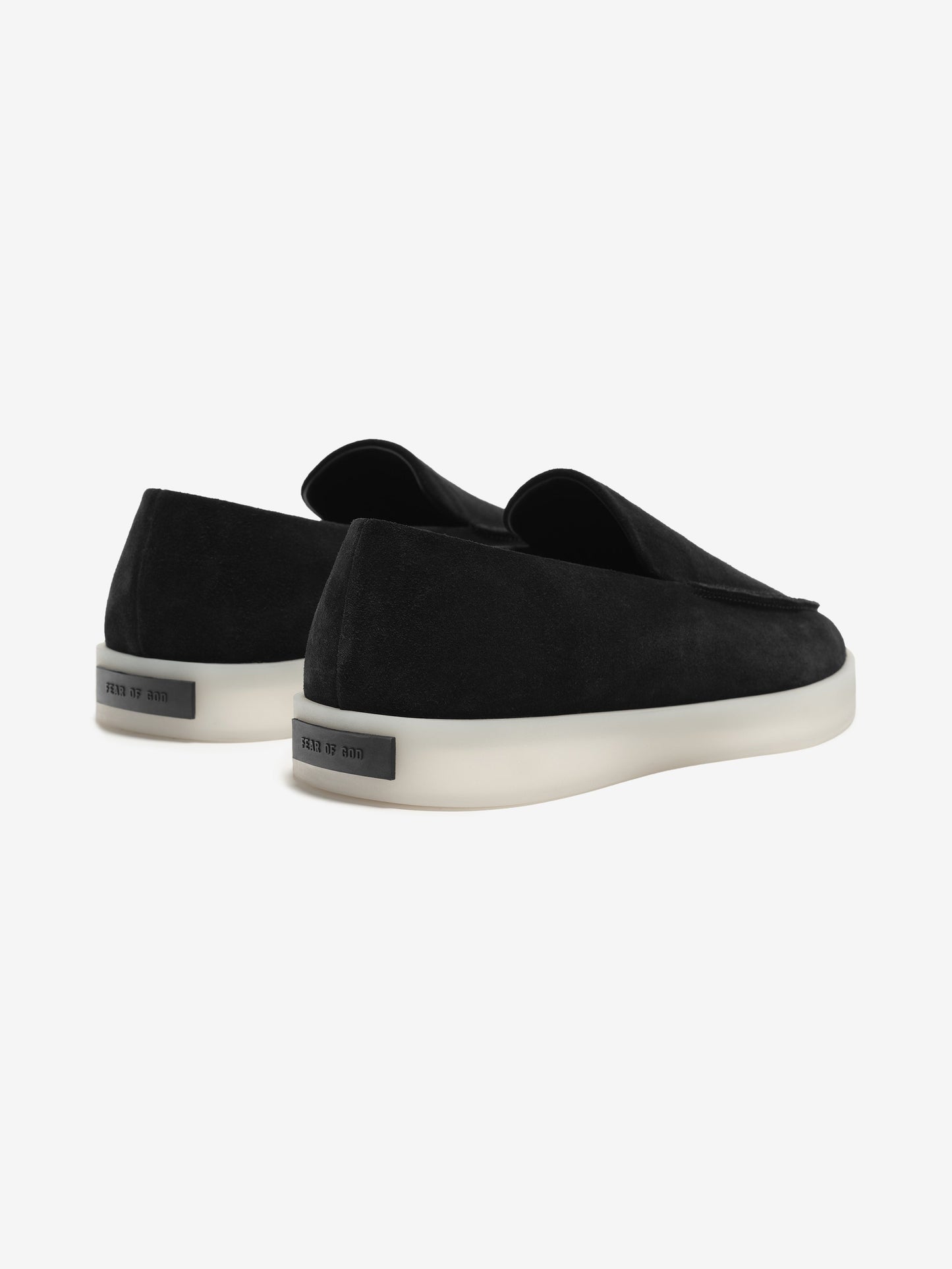 Fear of God Casual Suede Loafer – Black, Men's Slip-On Shoe