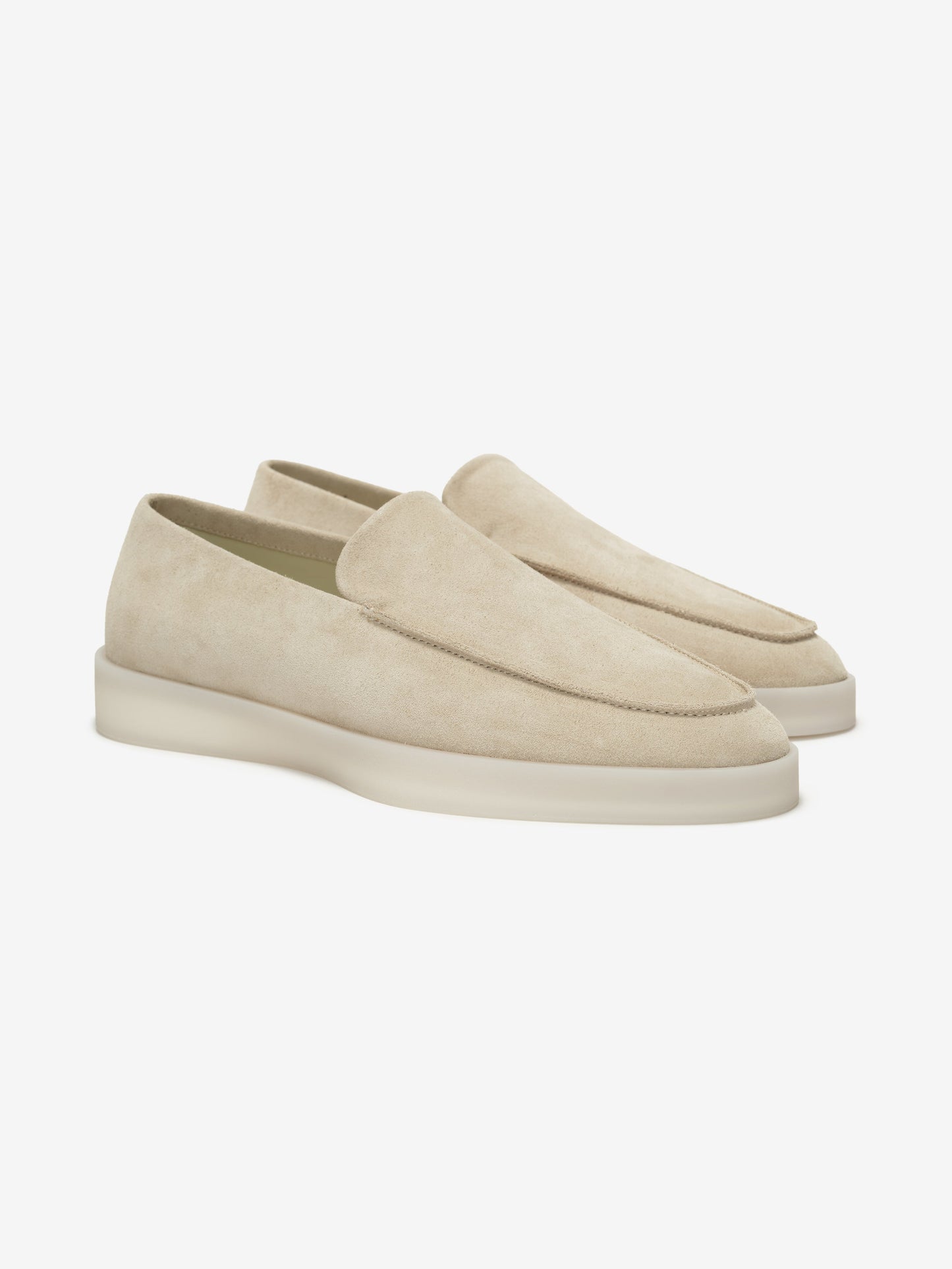 Fear of God Casual Suede Loafer – Oat, Men's Slip-On Shoe