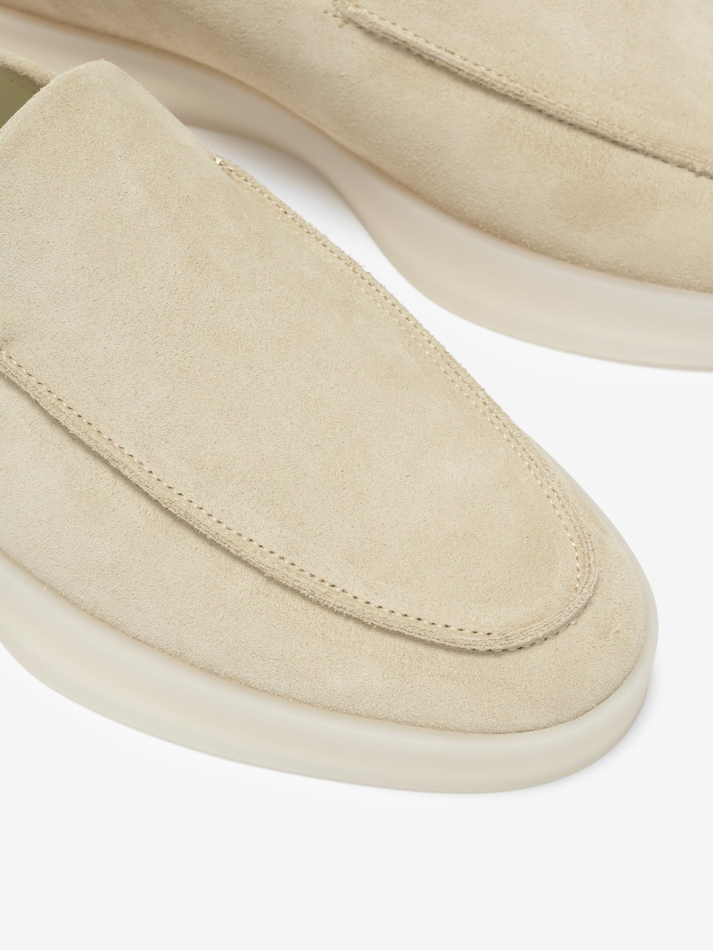 Fear of God Casual Suede Loafer – Oat, Men's Slip-On Shoe