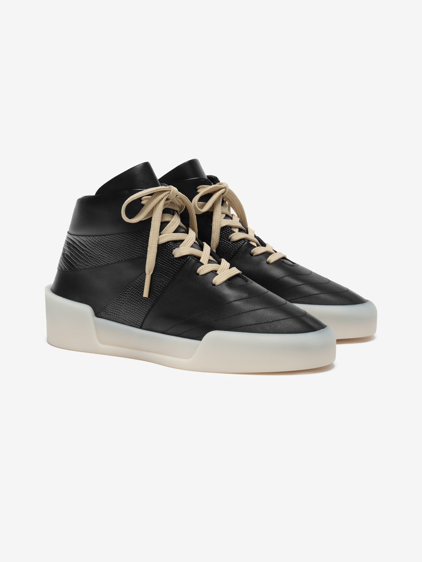 Fear of God Basketball High-Top Sneaker – Black, Men's Leather