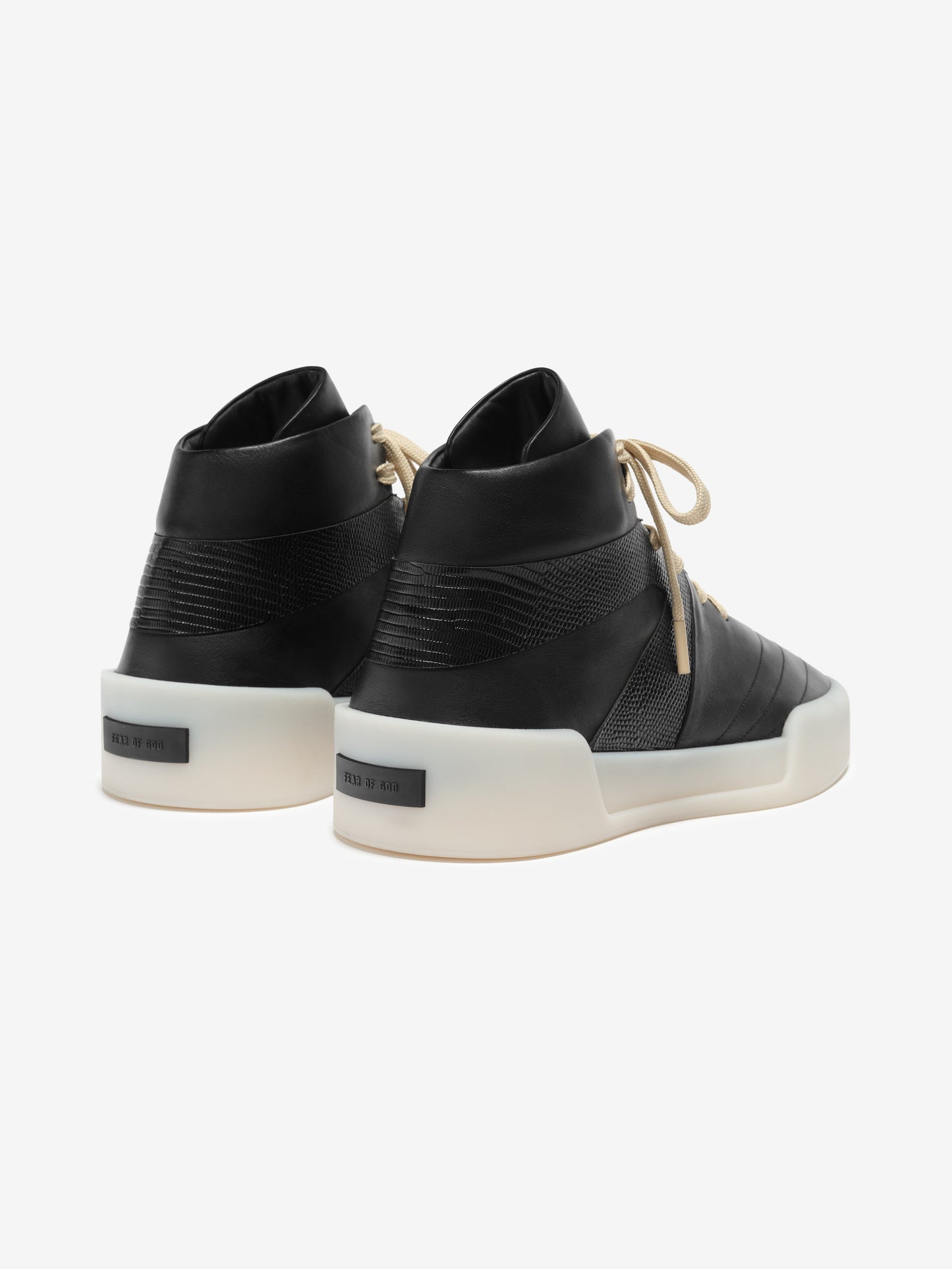 Fear of God Basketball High-Top Sneaker – Black, Men's Leather