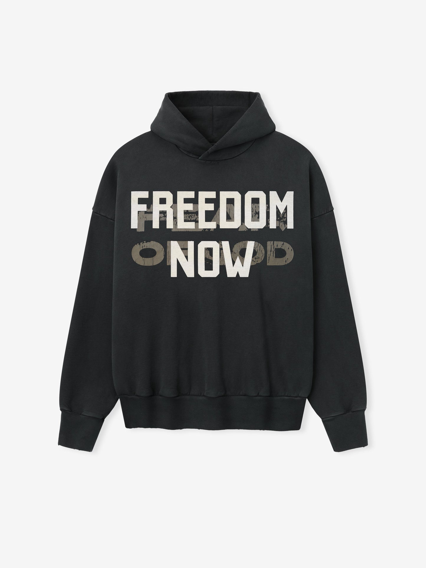 Fear of God Freedom Now Cropped Hoodie – Black, Men's Vintage Fit