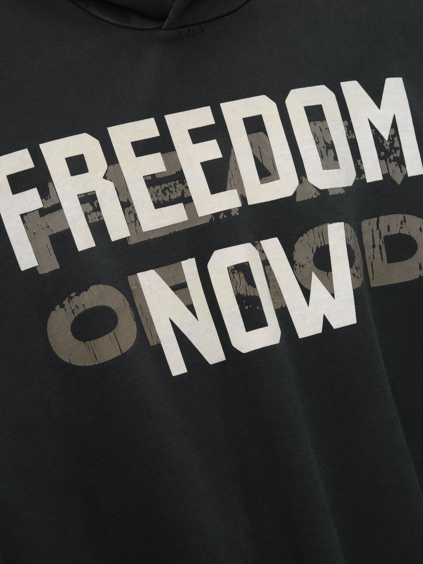 Fear of God Freedom Now Cropped Hoodie – Black, Men's Vintage Fit
