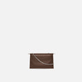 Bag It Frida Mini Pebbled Leather Crossbody Clutch – Cacao