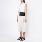 Bag It Frida Mini Pebbled Leather Crossbody Clutch – Black
