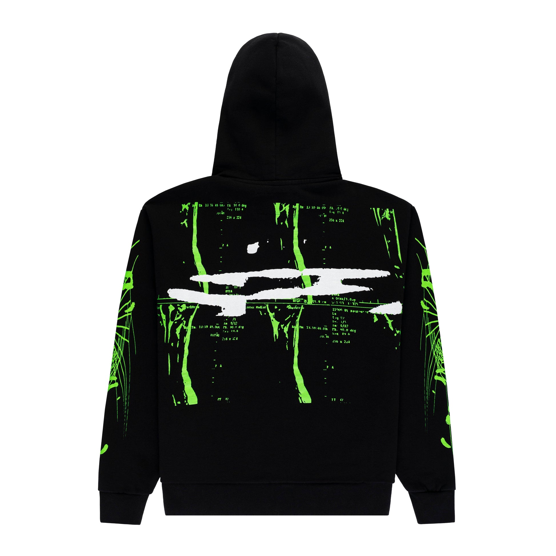 SP5DER X-Ray Hoodie – Black - Back View