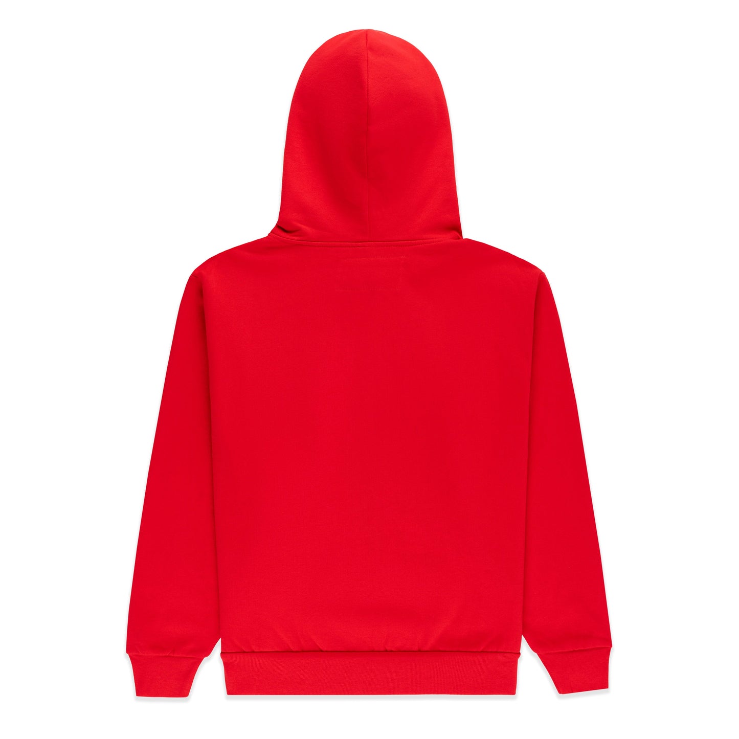 SP5DER OG Web Studded Full-Zip Hoodie - Red - Back View