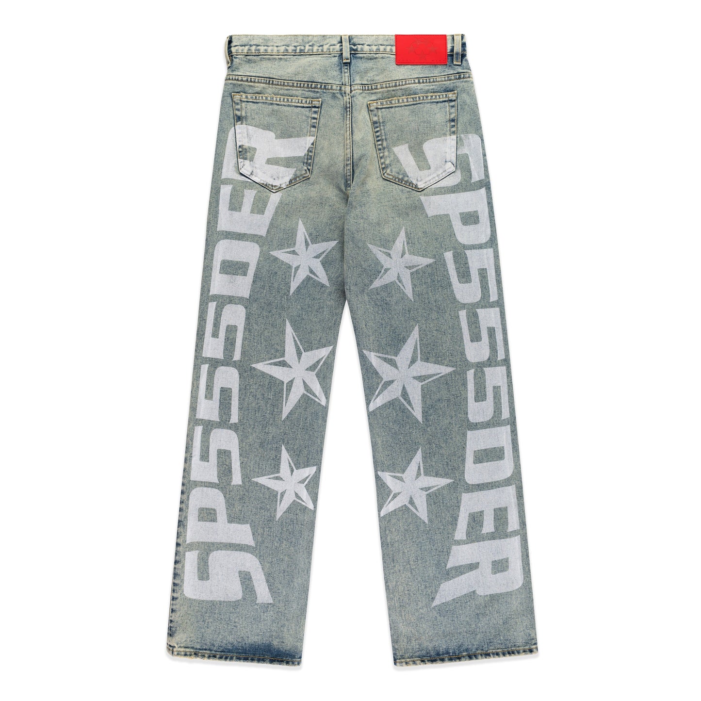 SP5DER MX555 Denim in Light Blue Wash