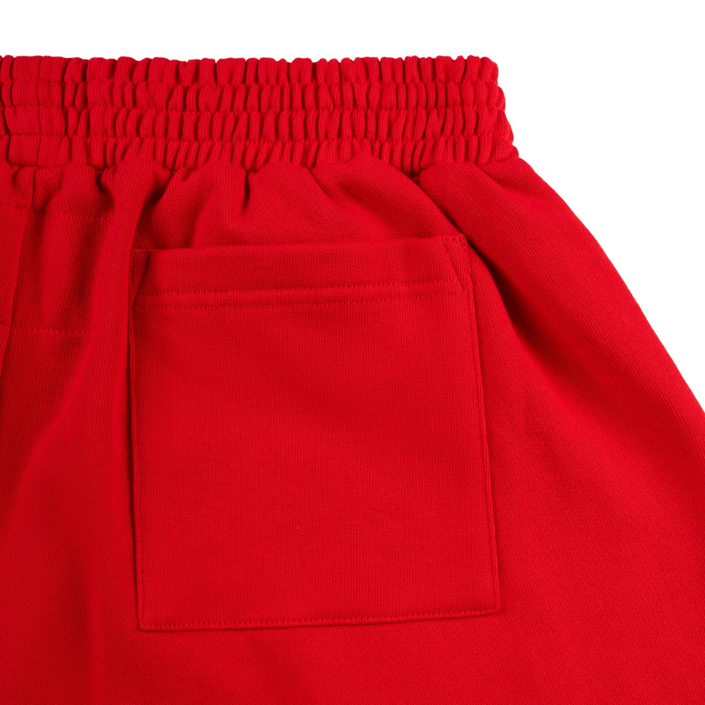 SP5DER OG Studded Sweatshort in Red