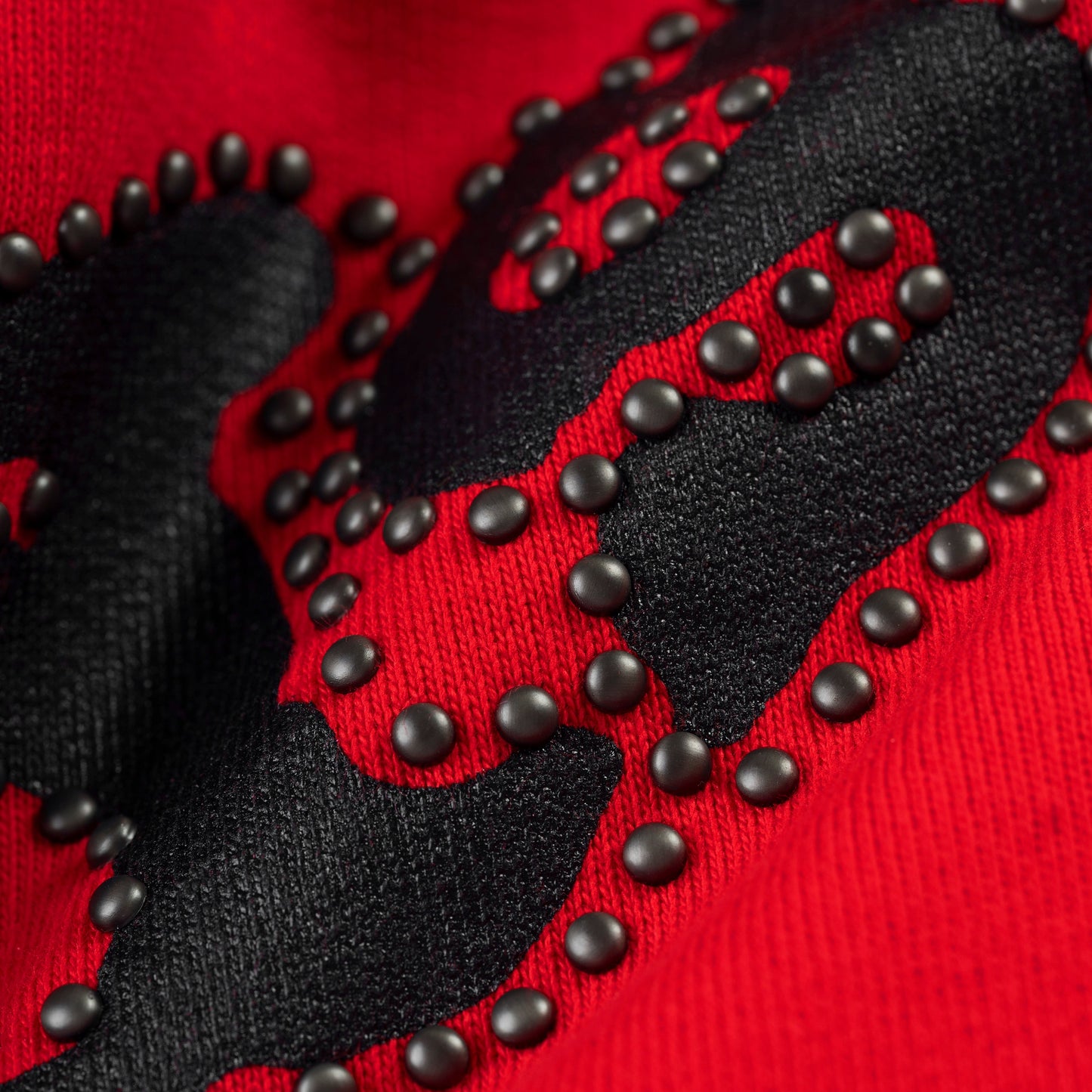 SP5DER OG Studded Sweatshort in Red