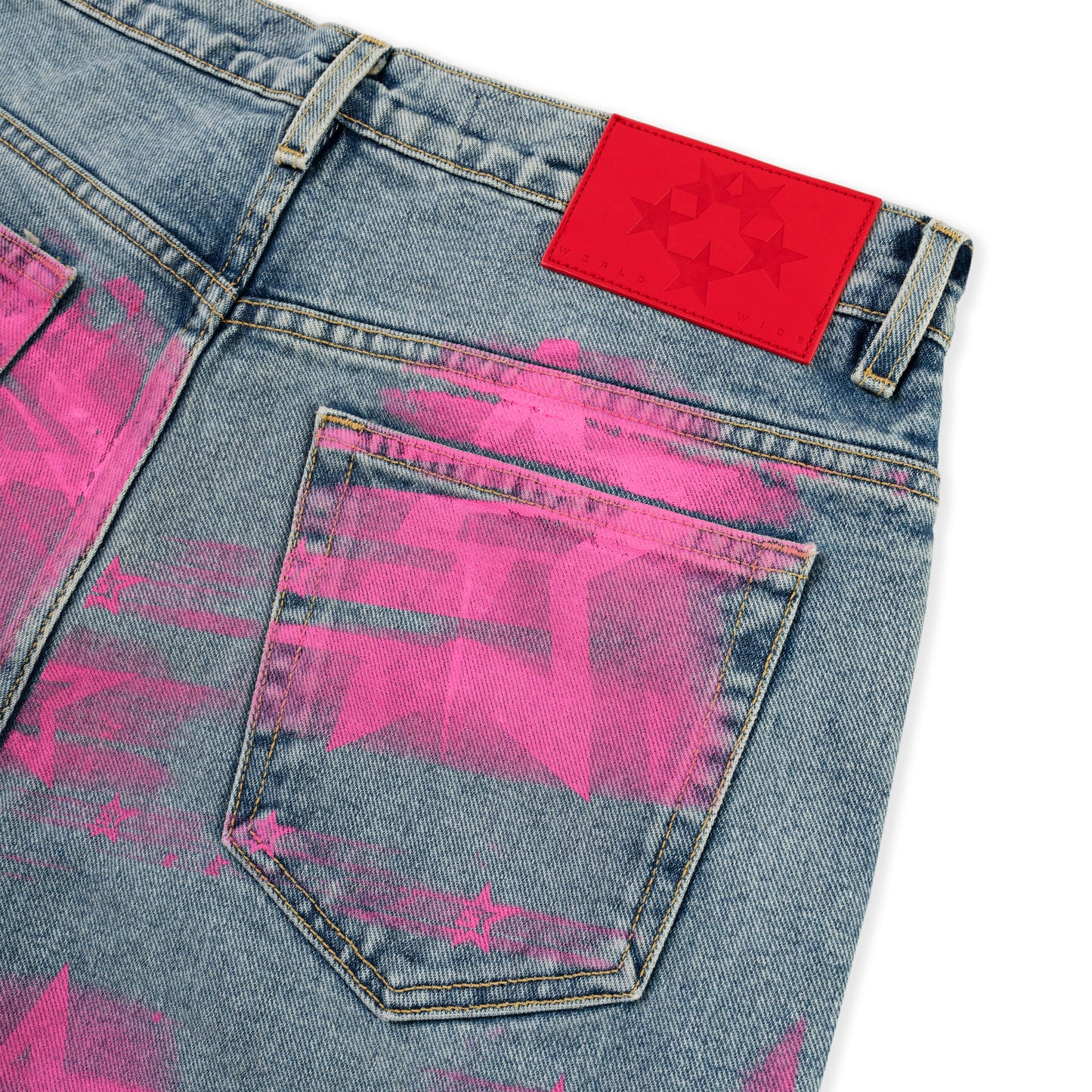 SP5DER 5Star Blur Denim in Indigo