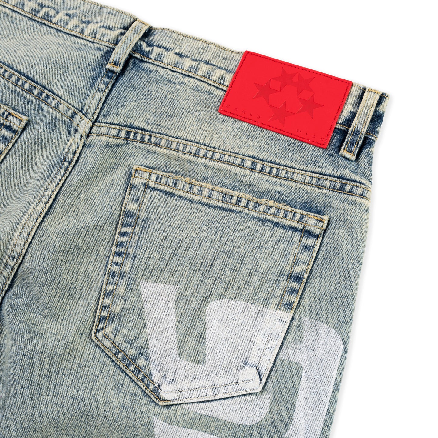 SP5DER MX555 Denim in Light Blue Wash