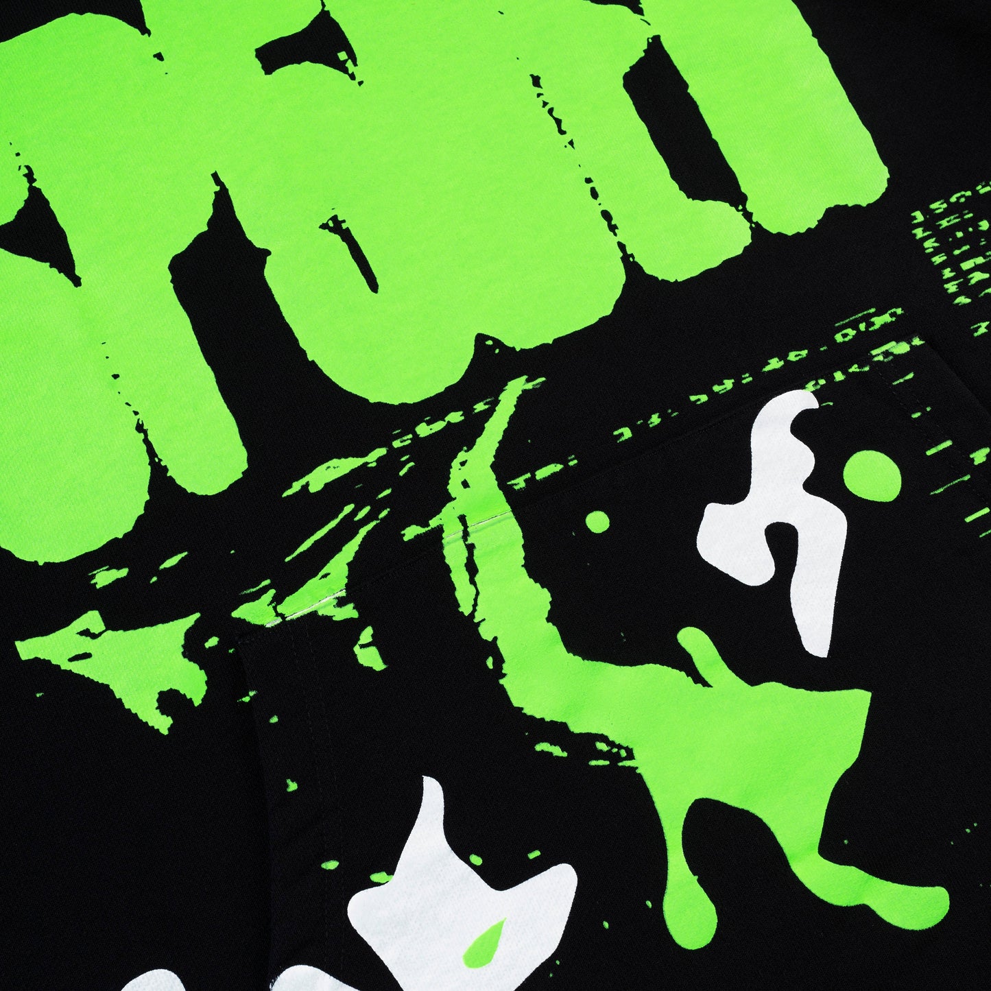 SP5DER X-Ray Hoodie – Black - Detail View 1