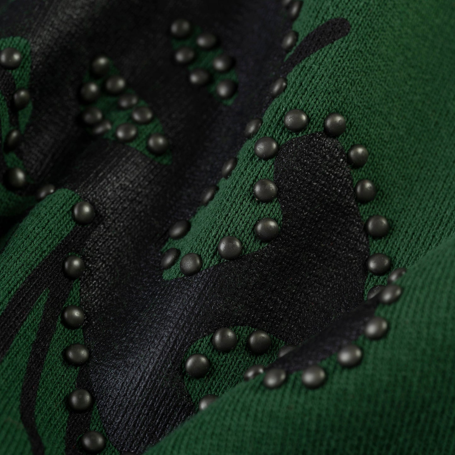SP5DER OG Web Studded Full-Zip Hoodie - Green - Detail View 4