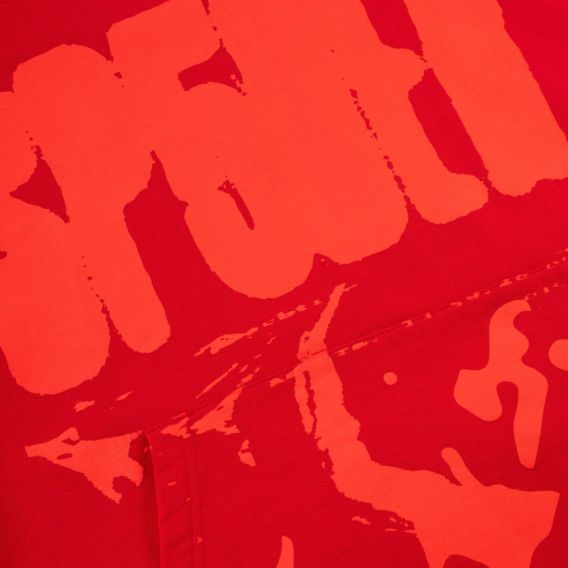 SP5DER X-Ray Hoodie – Red - Detail View 1
