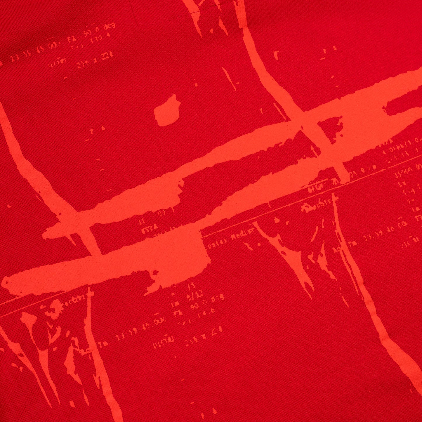SP5DER X-Ray Hoodie – Red - Detail View 3