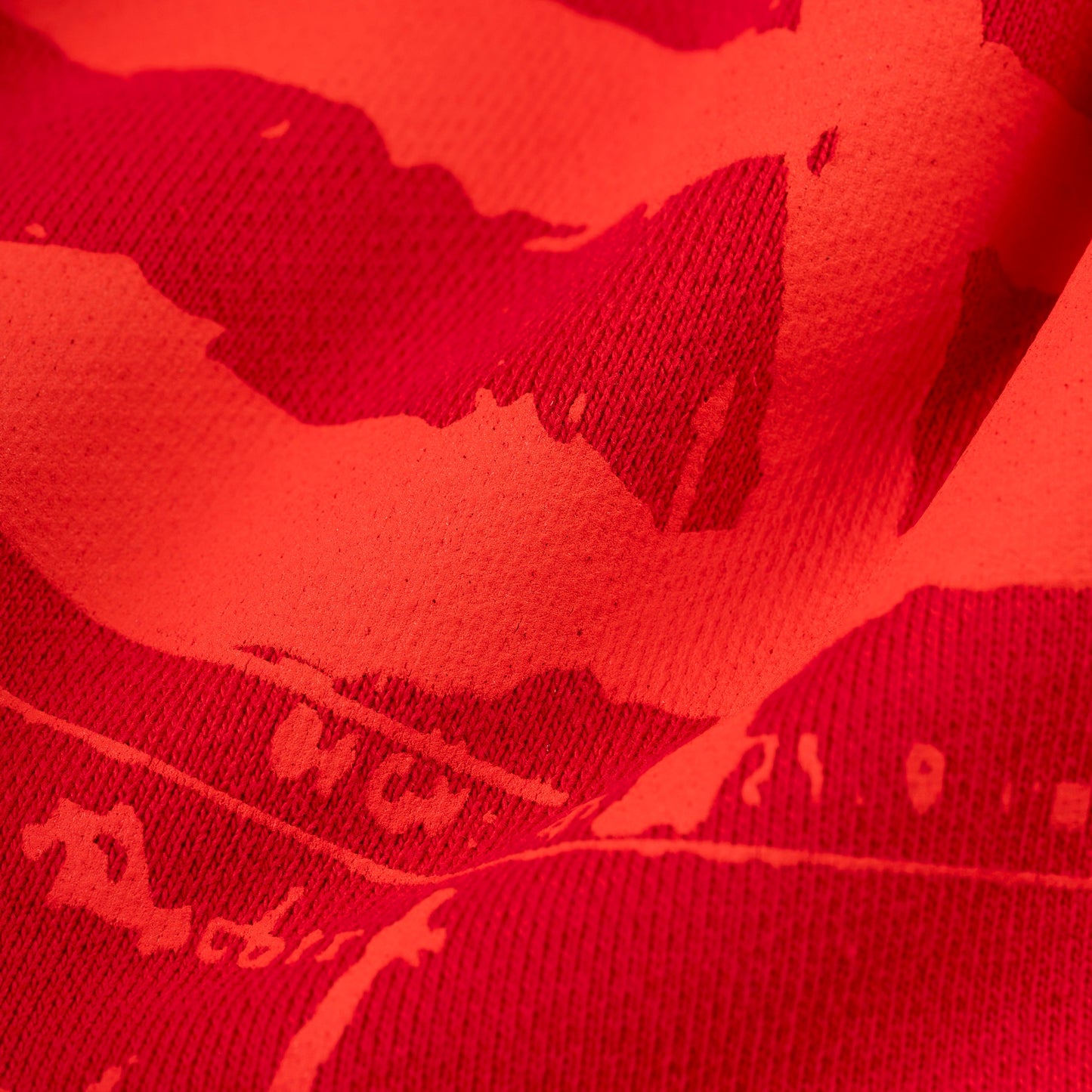 SP5DER X-Ray Hoodie – Red - Detail View 4