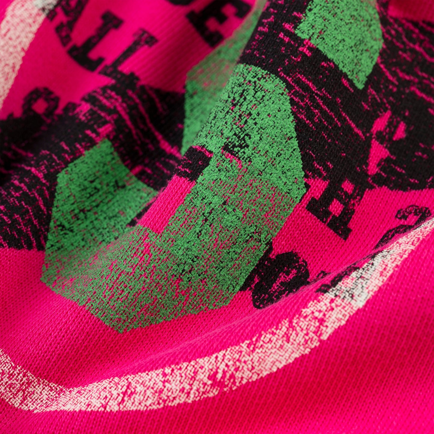 SP5DER Stencil Hoodie – Pink - Detail View 6