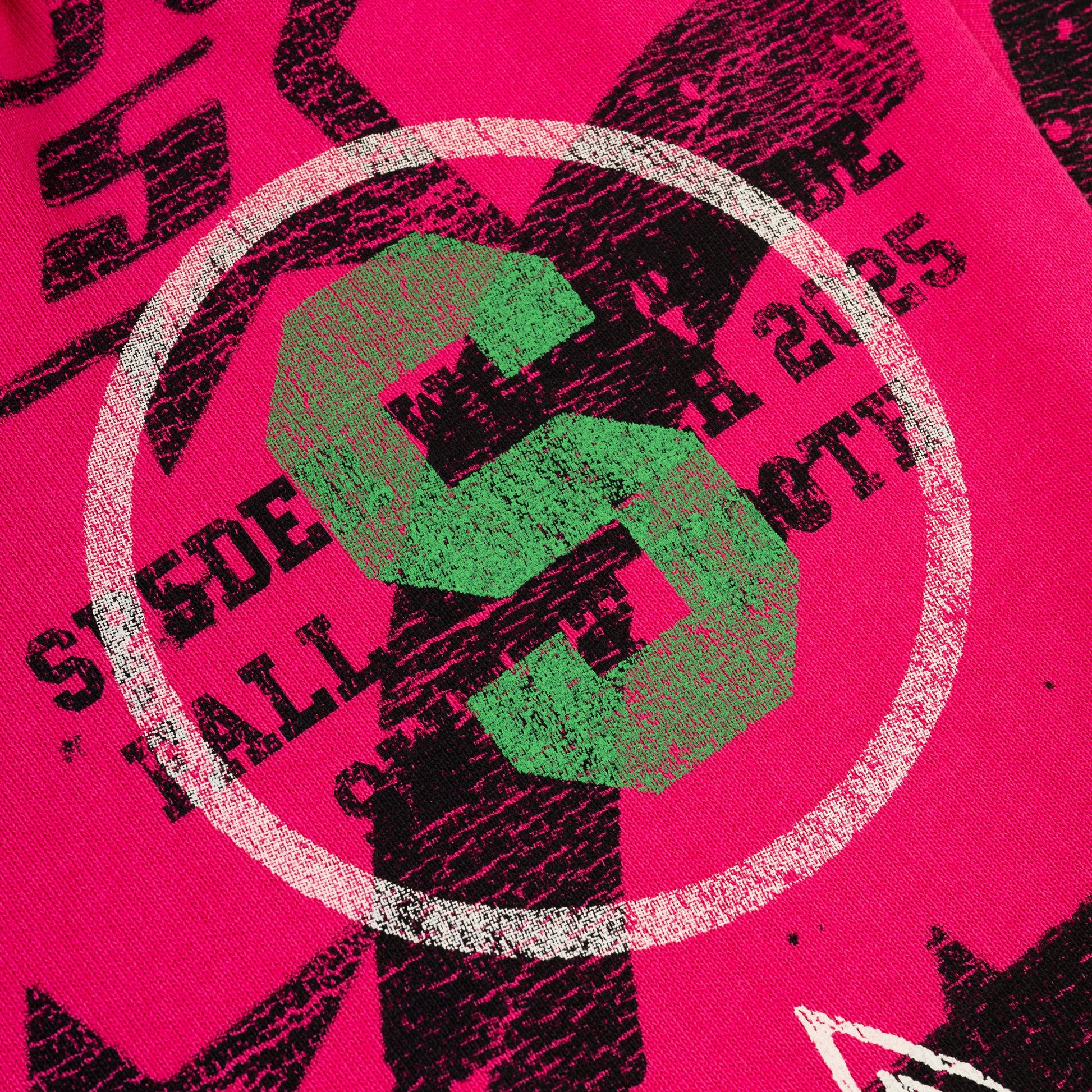 SP5DER Stencil Hoodie – Pink - Detail View 5