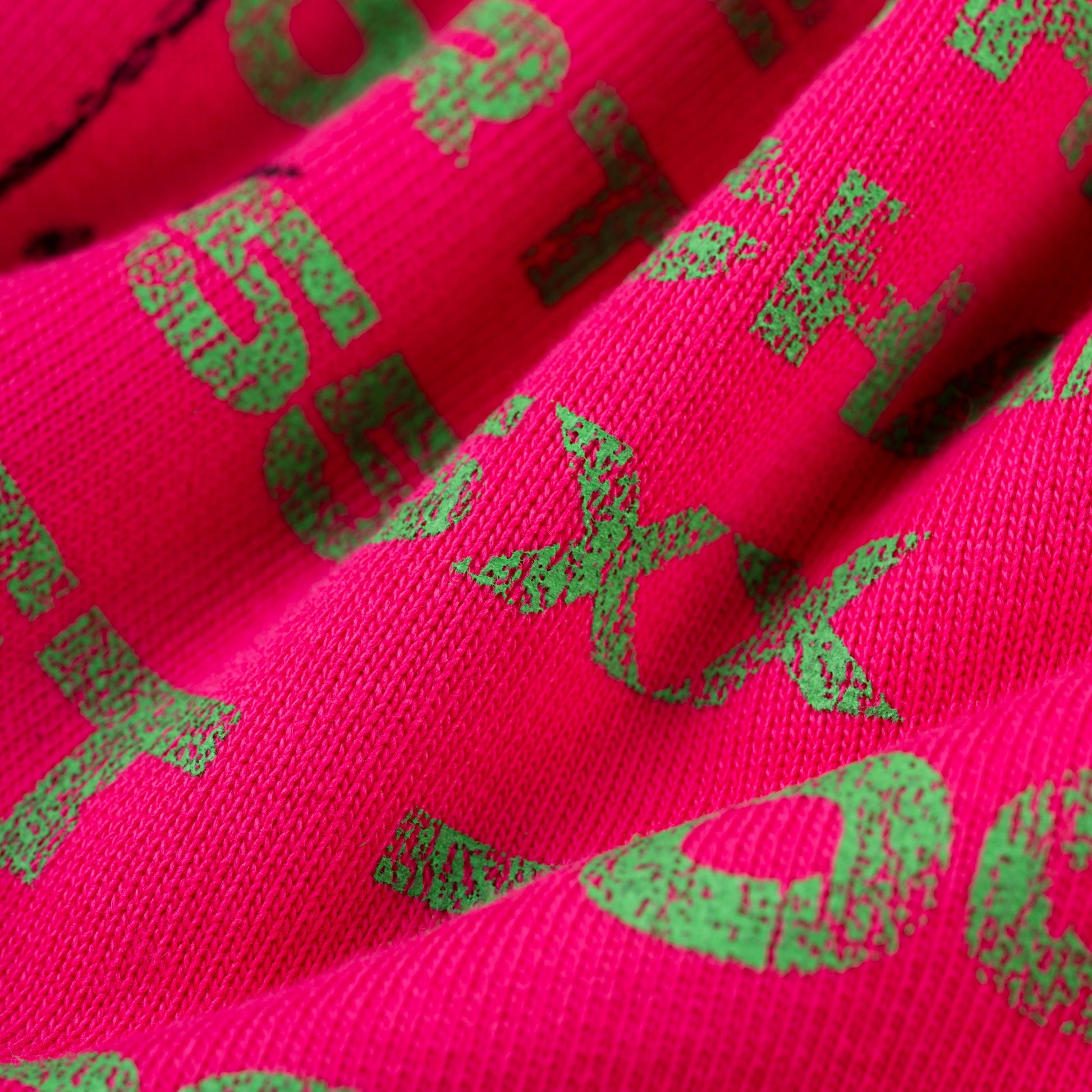 SP5DER Stencil Hoodie – Pink - Detail View 9