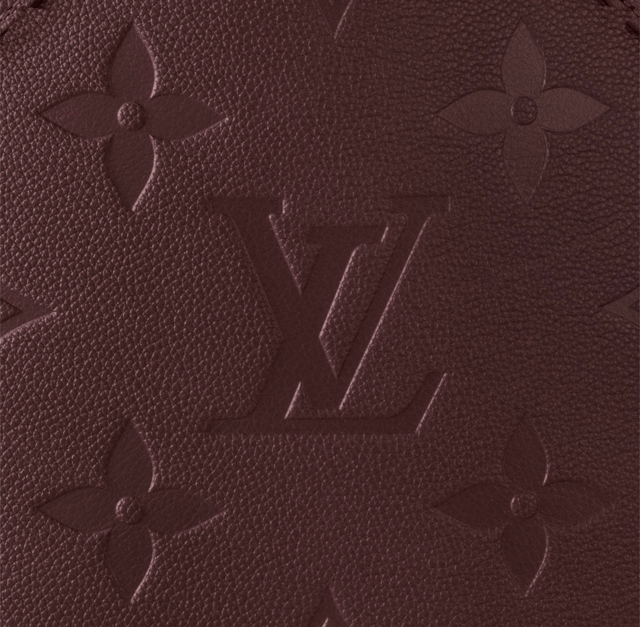 Louis Vuitton Neverfull MM Wine Burgundy Monogram Empreinte Leather Tote M46599