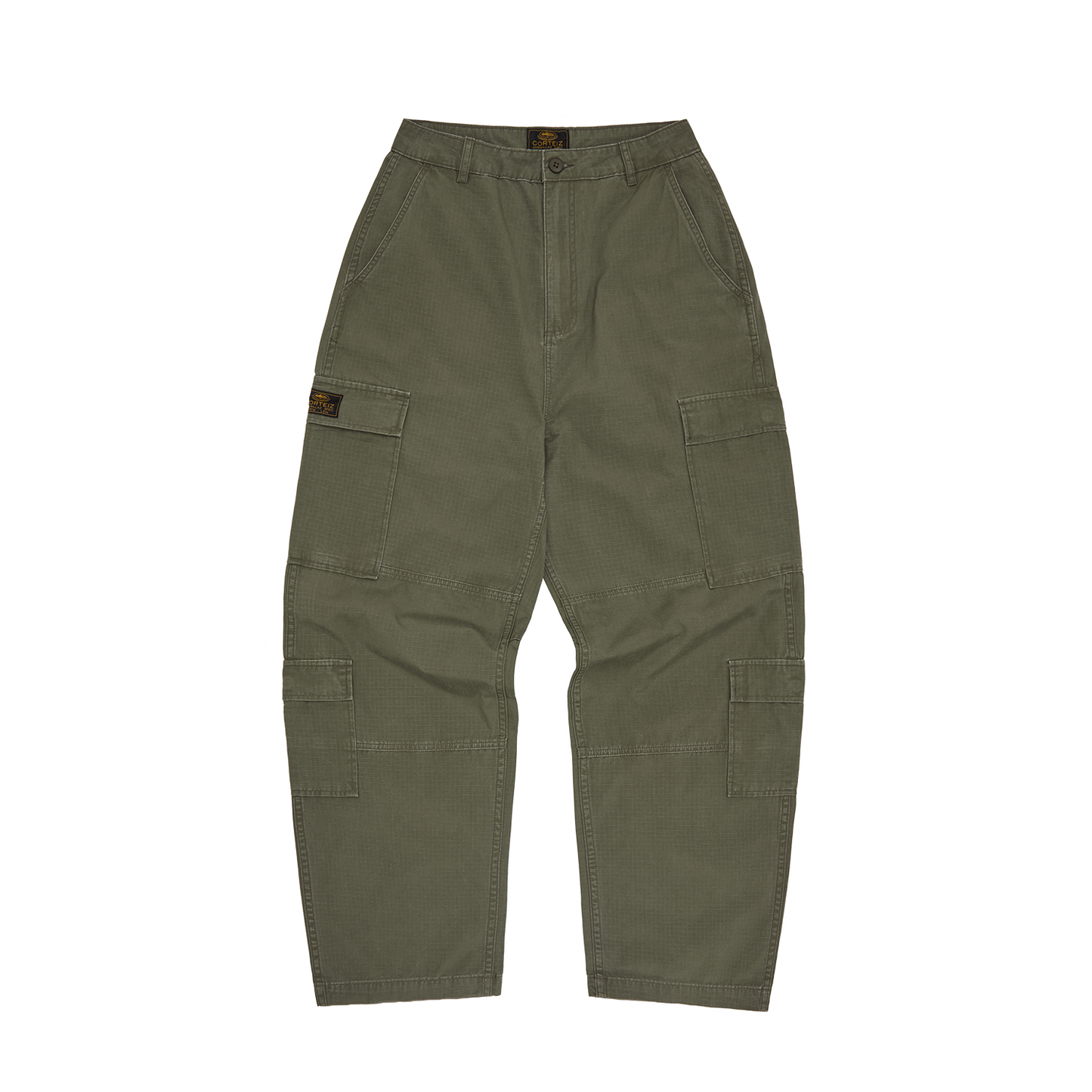 Corteiz Guerillaz Cargo Pants – Olive