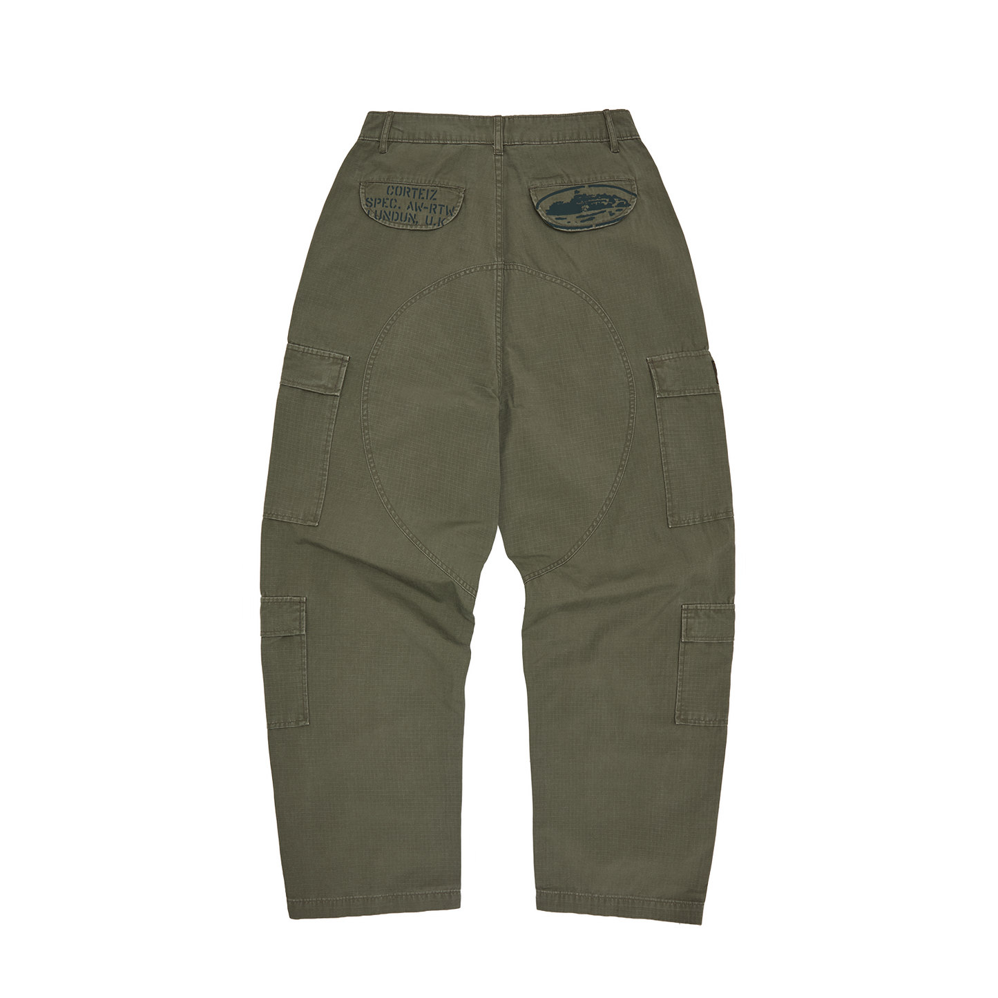 Corteiz Guerillaz Cargo Pants – Olive