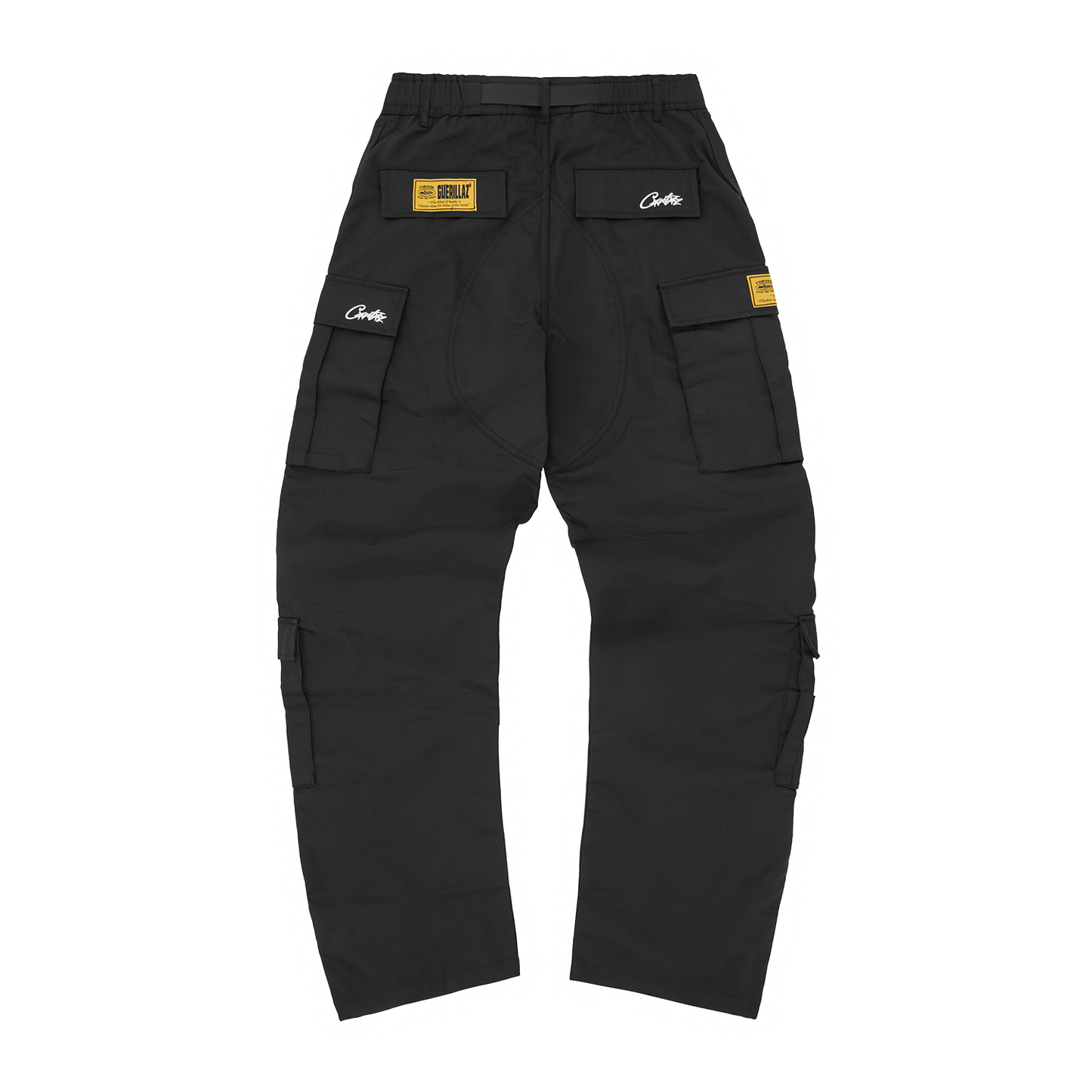 Corteiz Alcatraz Cargo Pants – Black