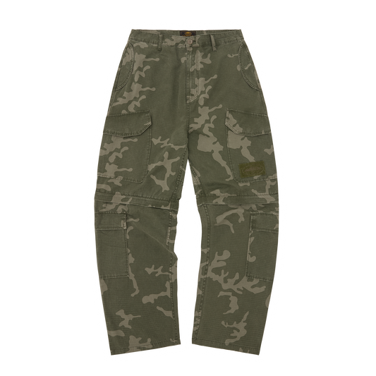 Corteiz Guerillaz Convertible Pants – Green Camo