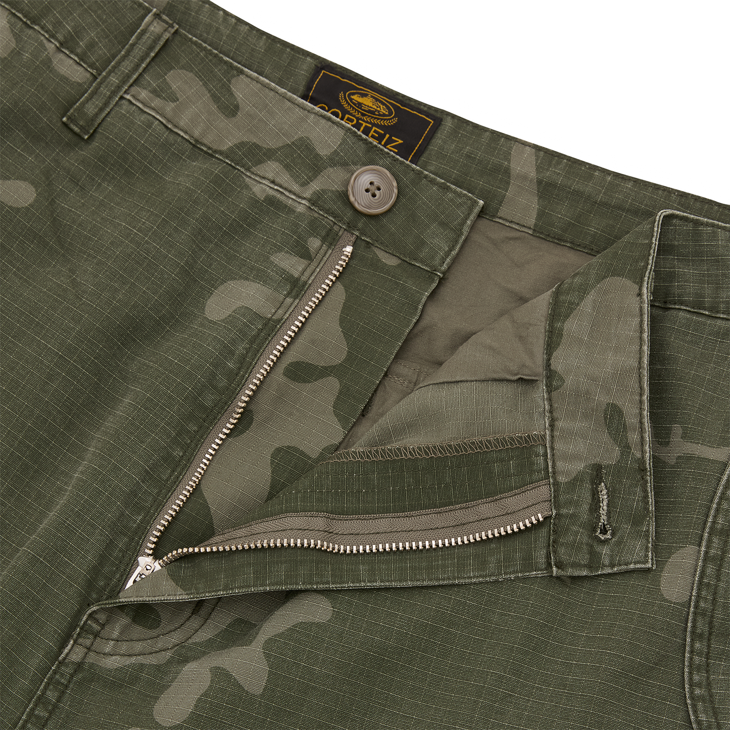 Corteiz Guerillaz Convertible Pants – Green Camo