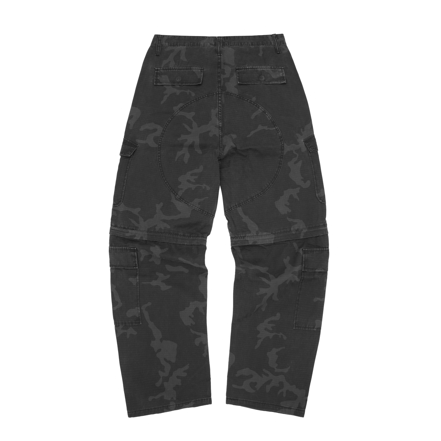 Corteiz Guerillaz Convertible Pants – Black Camo