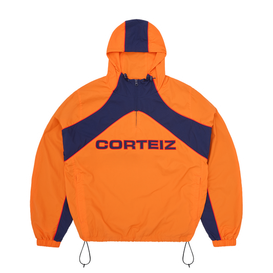 Corteiz Orange Nylon Formation Windbreaker