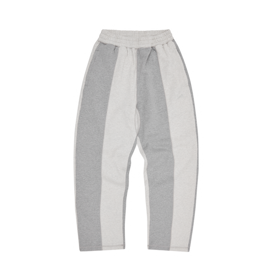 Corteiz HMP Contrast Panel Sweatpants – Heather Grey